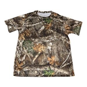 Realtree Camouflage Hunting Camo Lightweight Athletic Shirt Men's XL